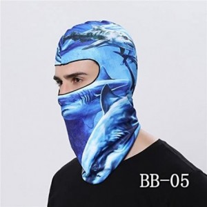 Balaclavas Balaclava Ski Mask- Thin Breathable 3D Bandana Full Face Ninja Masks - Bb-05 - CB184SDHW67 $29.67