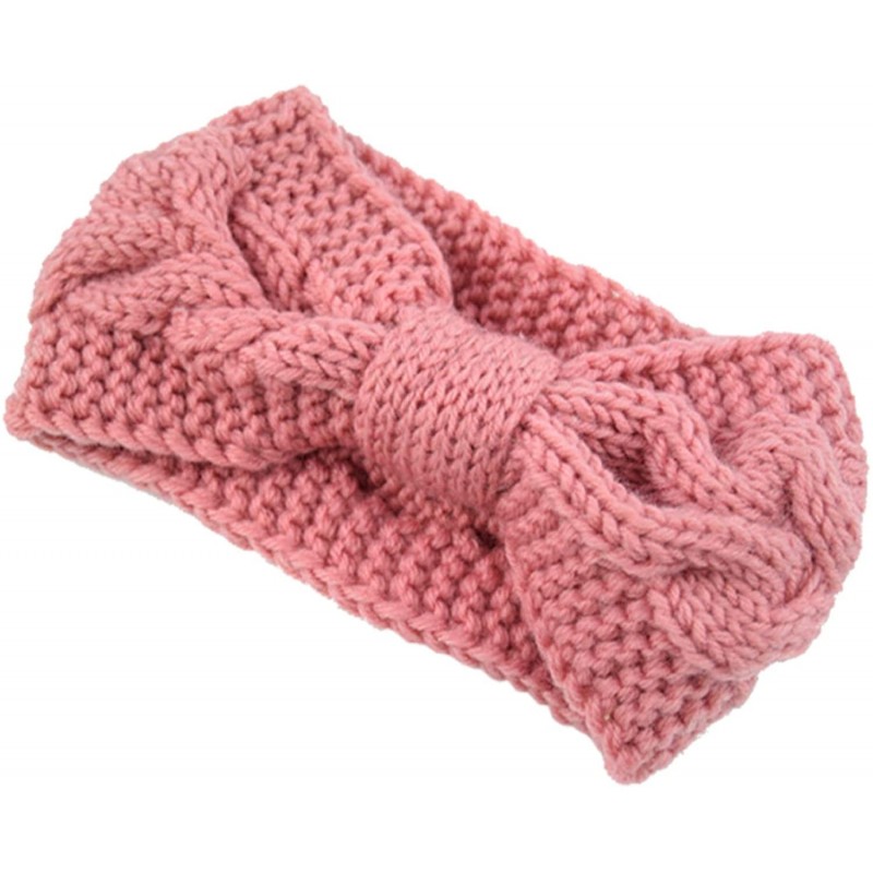 Crochet Turban Headband for Women Warm Bulky Crocheted Headwrap - 4 ...