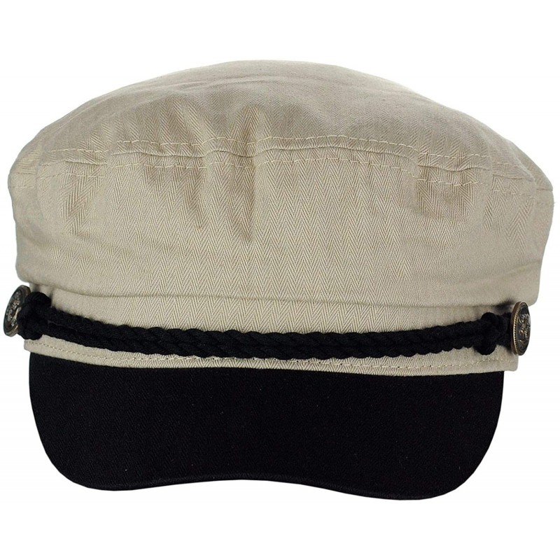 Unisex 100% Cotton Greek Fisherman Sailor Fiddler Driver Cap Hat ...
