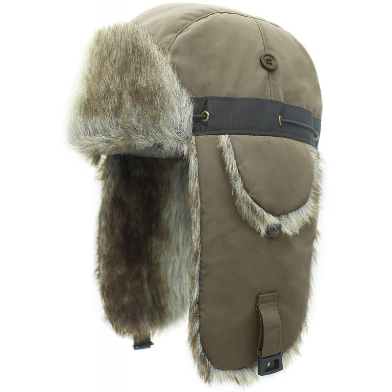 Winter Warm Faux Fur Trapper Ski Snowboard Hunter Hat - Diff Colors ...