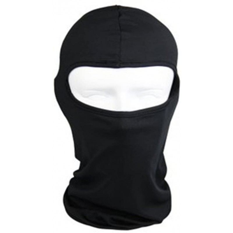 Cycling Lycra Balaclava Full Face Mask for Sun Uv Protection - Black ...