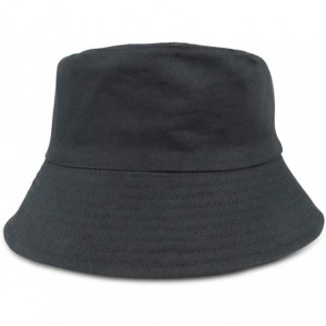 Reversible Cotton Bucket Hats Packable Summer Fall Outdoor Fisherman ...