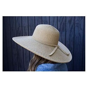 Sun Hats Women's Big Brim Paper Braid Hat - Toast - CR11D2VVKPP $57.55